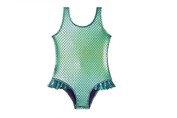 Slipfree Girls Foil Print UPF 50+ Swimwear